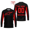 CUSTOM NAME RACING - LIMITED EDITION - ALPINESTARS - RED - JERSEY