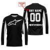 CUSTOM NAME RACING - LIMITED EDITION - ALPINESTARS - WHITE - JERSEY