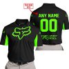 CUSTOM NAME RACING - LIMITED EDITION - FOX RACING - GREEN - POLO SHIRT
