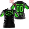 CUSTOM NAME RACING - LIMITED EDITION - FOX RACING - GREEN - T-SHIRT