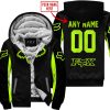 CUSTOM NAME RACING - LIMITED EDITION - FOX RACING - NEON - FLEECE ZIP HOODIE