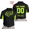 CUSTOM NAME RACING - LIMITED EDITION - FOX RACING - NEON - POLO SHIRT