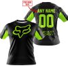 CUSTOM NAME RACING - LIMITED EDITION - FOX RACING - NEON - T-SHIRT