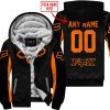 CUSTOM NAME RACING - LIMITED EDITION - FOX RACING - ORANGE - FLEECE ZIP HOODIE