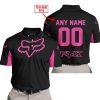 CUSTOM NAME RACING - LIMITED EDITION - FOX RACING - PINK 1 - POLO SHIRT