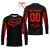 CUSTOM NAME RACING - LIMITED EDITION - FOX RACING - RED - JERSEY