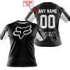 CUSTOM NAME RACING - LIMITED EDITION - FOX RACING - WHITE - T-SHIRT