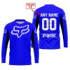 CUSTOM NAME RACING - LIMITED EDITION - FOX RACING V2 - BLUE - JERSEY