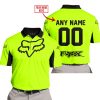 CUSTOM NAME RACING - LIMITED EDITION - FOX RACING V2 - NEON - POLO SHIRT