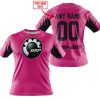 CUSTOM NAME RACING - LIMITED EDITION - CAN AM - PINK 1 V2 - T-SHIRT