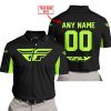 CUSTOM NAME RACING - LIMITED EDITION - FLY RACING- GREEN 1 - POLO SHIRT