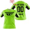 CUSTOM NAME RACING - LIMITED EDITION - FLY RACING- GREEN 1 V2 - T-SHIRT