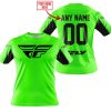 CUSTOM NAME RACING - LIMITED EDITION - FLY RACING- GREEN V2 - T-SHIRT