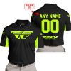 CUSTOM NAME RACING - LIMITED EDITION - FLY RACING- NEON - POLO SHIRT