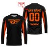 CUSTOM NAME RACING - LIMITED EDITION - FLY RACING- ORANGE - JERSEY