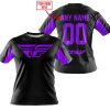 CUSTOM NAME RACING - LIMITED EDITION - FLY RACING- PURPLE - T-SHIRT