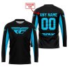 CUSTOM NAME RACING - LIMITED EDITION - FLY RACING- SKY BLUE - JERSEY