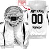 CUSTOM NAME RACING - LIMITED EDITION - FLY RACING- WHITE V2 - FLEECE ZIP HOODIE