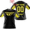 CUSTOM NAME RACING - LIMITED EDITION - FLY RACING- YELLOW - T-SHIRT