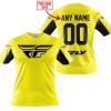 CUSTOM NAME RACING - LIMITED EDITION - FLY RACING- YELLOW V2 - T-SHIRT