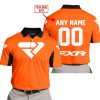 CUSTOM NAME RACING - LIMITED EDITION - FXR V2 - ORANGE - POLO SHIRT