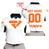 CUSTOM NAME RACING - LIMITED EDITION - FXR V2 - WHITE - POLO SHIRT