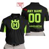 CUSTOM NAME RACING - LIMITED EDITION - HUSQVARNA - GREEN 1 - POLO SHIRT