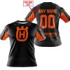 CUSTOM NAME RACING - LIMITED EDITION - HUSQVARNA - ORANGE - T-SHIRT