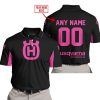 CUSTOM NAME RACING - LIMITED EDITION - HUSQVARNA - PINK 1 - POLO SHIRT