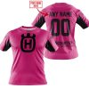 CUSTOM NAME RACING - LIMITED EDITION - HUSQVARNA - PINK 1 V2 - T-SHIRT