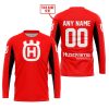 CUSTOM NAME RACING - LIMITED EDITION - HUSQVARNA - RED V2 - JERSEY
