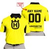 CUSTOM NAME RACING - LIMITED EDITION - HUSQVARNA - YELLOW V2 - POLO SHIRT