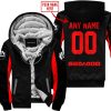 CUSTOM NAME RACING - LIMITED EDITION - SEA DOO - RED - FLEECE ZIP HOODIE