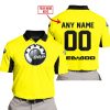 CUSTOM NAME RACING - LIMITED EDITION - SEA DOO - YELOW V2 - POLO SHIRT