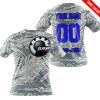 LIMITED EDITION PRODUCTS - US AIR PORCE - CAN AM RACING - CUSTOM NAME - BLUE - T-SHIRT