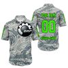 LIMITED EDITION PRODUCTS - US AIR PORCE - CAN AM RACING - CUSTOM NAME - GREEN - BUTTON SHIRT
