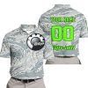 LIMITED EDITION PRODUCTS - US AIR PORCE - CAN AM RACING - CUSTOM NAME - GREEN -POLO SHIRT