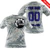 LIMITED EDITION PRODUCTS - US AIR PORCE - CAN AM RACING - CUSTOM NAME - NAVY - T-SHIRT
