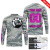 LIMITED EDITION PRODUCTS - US AIR PORCE - CAN AM RACING - CUSTOM NAME - PINK - JERSEY