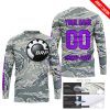 LIMITED EDITION PRODUCTS - US AIR PORCE - CAN AM RACING - CUSTOM NAME - PURPLE - JERSEY