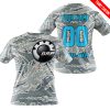 LIMITED EDITION PRODUCTS - US AIR PORCE - CAN AM RACING - CUSTOM NAME - SKY BLUE - T-SHIRT