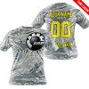 LIMITED EDITION PRODUCTS - US AIR PORCE - CAN AM RACING - CUSTOM NAME - YELLOW - T-SHIRT