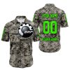 LIMITED EDITION PRODUCTS  - US ARMY - CAN AM RACING - CUSTOM NAME - GREEN - BUTTON SHIRT
