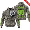 LIMITED EDITION PRODUCTS  - US ARMY - CAN AM RACING - CUSTOM NAME - GREEN 1