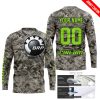 LIMITED EDITION PRODUCTS  - US ARMY - CAN AM RACING - CUSTOM NAME - GREEN 1 - JERSEY
