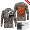LIMITED EDITION PRODUCTS  - US ARMY - CAN AM RACING - CUSTOM NAME - ORANGE - JERSEY