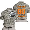 LIMITED EDITION PRODUCTS  - US ARMY - CAN AM RACING - CUSTOM NAME - ORANGE - POLO SHIRT