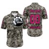 LIMITED EDITION PRODUCTS  - US ARMY - CAN AM RACING - CUSTOM NAME - PINK 1 - BUTTON SHIRT