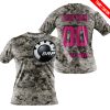 LIMITED EDITION PRODUCTS  - US ARMY - CAN AM RACING - CUSTOM NAME - PINK 1 - T-SHIRT