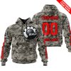 LIMITED EDITION PRODUCTS  - US ARMY - CAN AM RACING - CUSTOM NAME - RED